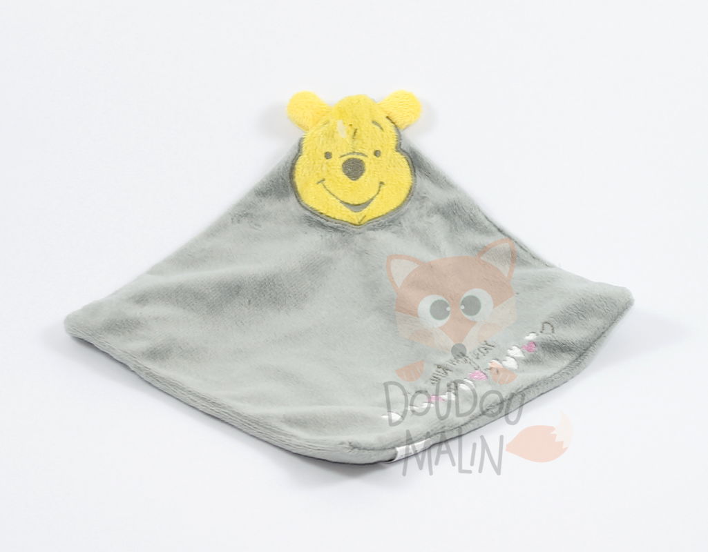  baby comforter winnie pooh me and my bear grey heart 